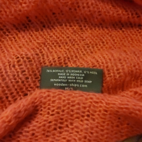 Wooden Ships Pink Knit Crop Sweater - Picture 5 of 6